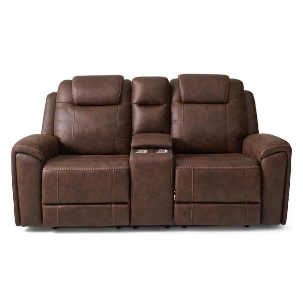 Picture of Alder Power Console Loveseat