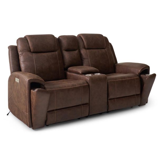 Picture of Alder Power Console Loveseat