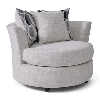 Picture of Breeze Linen Swivel Chair