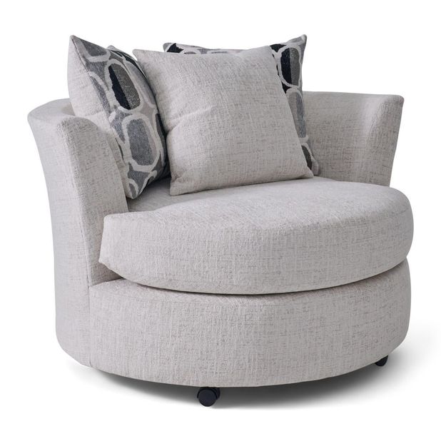 Picture of Breeze Linen Swivel Chair