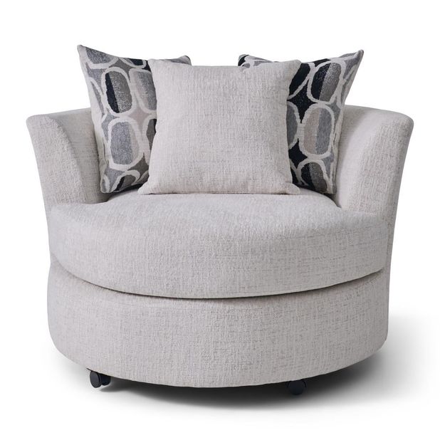Picture of Breeze Linen Swivel Chair